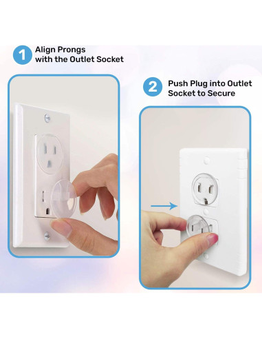 24 Cubiertas de Enchufes Baby Proof Me - Seguridad Infantil