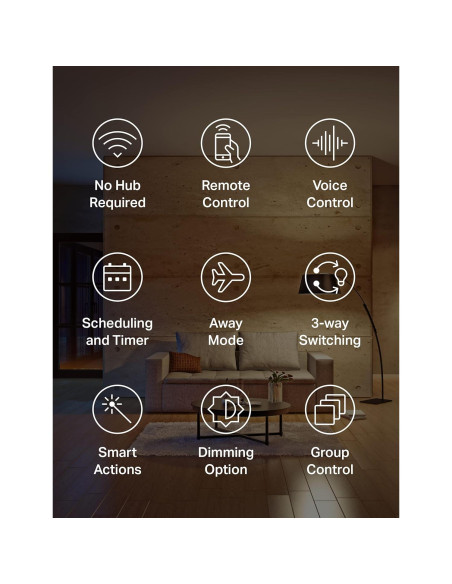 Interruptor Regulable Inteligente Kasa TP-Link 3 Vías KIT
