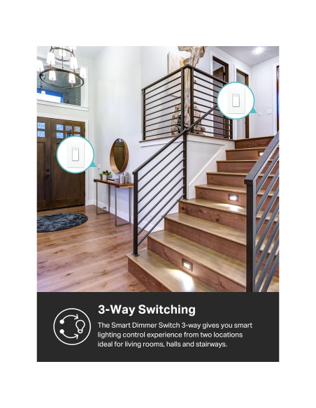 Interruptor Regulable Inteligente Kasa TP-Link 3 Vías KIT