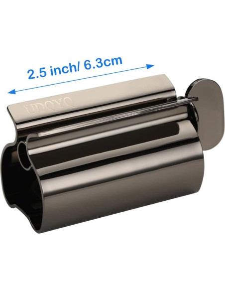 Exprimidor de Tubo de Acero Inoxidable YIERMA Negro