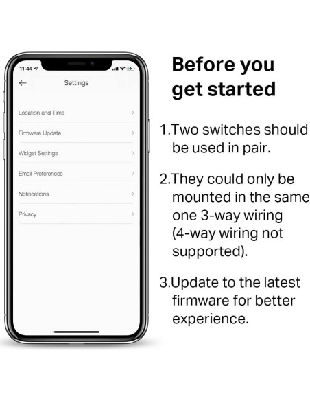 Interruptor Regulable Inteligente Kasa TP-Link 3 Vías KIT