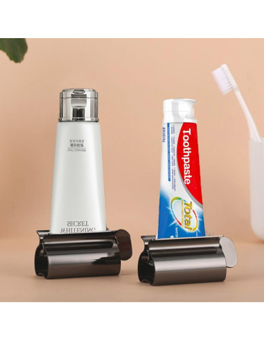 Exprimidor de Tubo de Acero Inoxidable YIERMA Negro