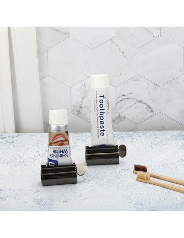 Exprimidor de Tubo de Acero Inoxidable YIERMA Negro