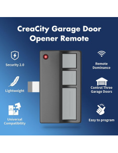 Control Remoto Universal CreaCity para Puertas de Garaje LiftMaster 2