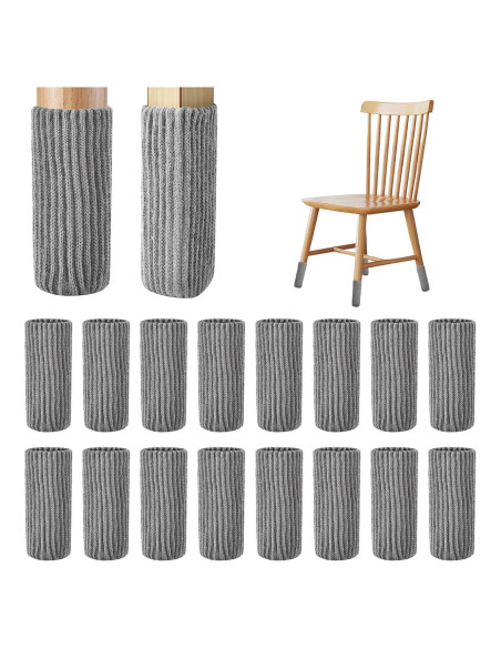 16 Calcetines Protectores para Piernas de Muebles VOLLYOO