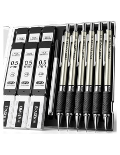 Juego de Lápices Mecánicos Four Candies 0.5mm - 6PCS + 360 Recargas