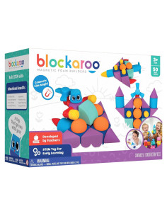 Bloques de Espuma Magnéticos Blockaroo - Set 50 Piezas
