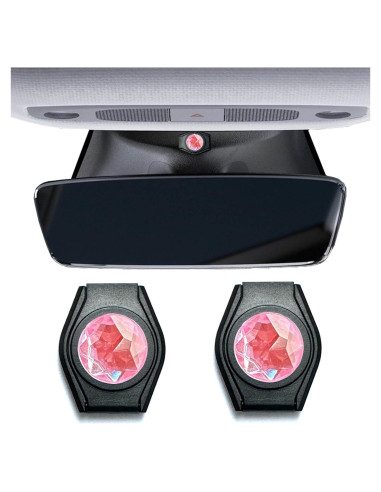 Cubiertas de Webcam Rosa Brillante Yeapop para Tesla 3 Y X S