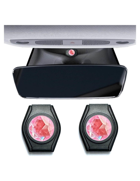 Cubiertas de Webcam Rosa Brillante Yeapop para Tesla 3 Y X S