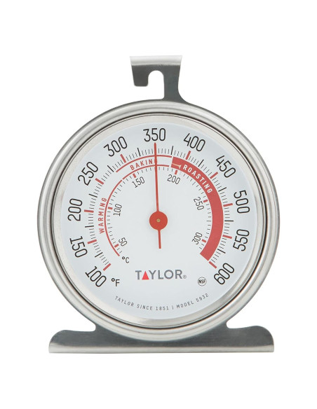 Termómetro de horno Taylor 5932 acero inoxidable 8 cm