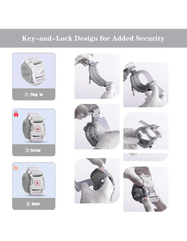 Arnés de Seguridad para Niños Dream Lin 2m Correa Negra