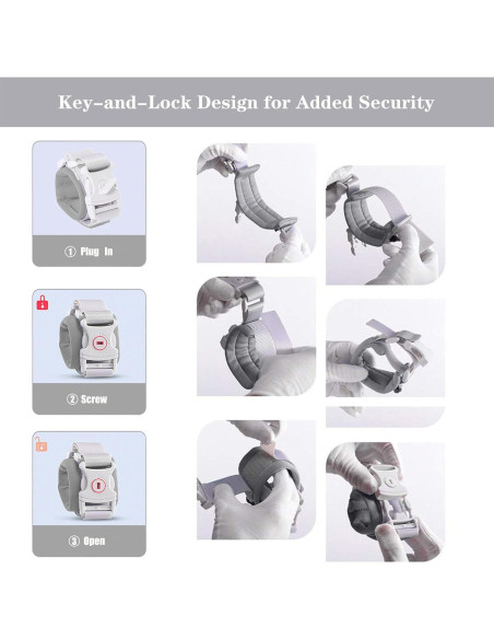 Arnés de Seguridad para Niños Dream Lin 2m Correa Negra