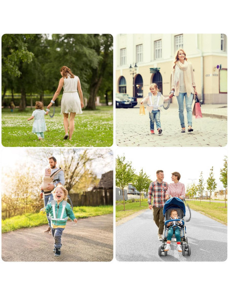 Arnés de Seguridad para Niños Dream Lin 2m Correa Negra