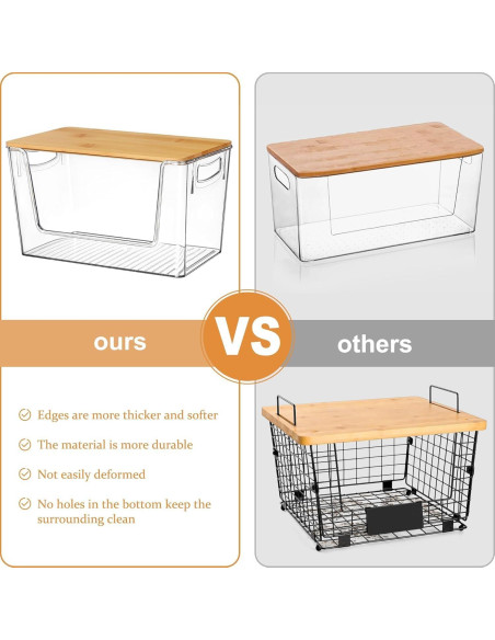 2 Organizadores Apilables Spacemart para Cebollas y Papas