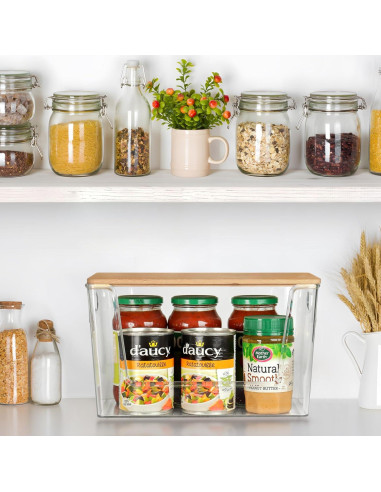 2 Organizadores Apilables Spacemart para Cebollas y Papas