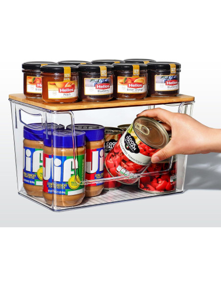 2 Organizadores Apilables Spacemart para Cebollas y Papas