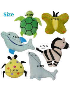 Juguetes para Perros QM - Paquete de 15, Peluche y Cuerda 2