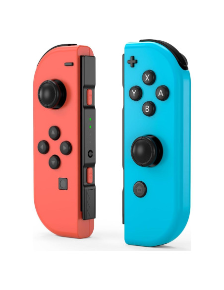 Controlador Nintendo Switch PTD Azul Rojo con Vibración y Movimiento