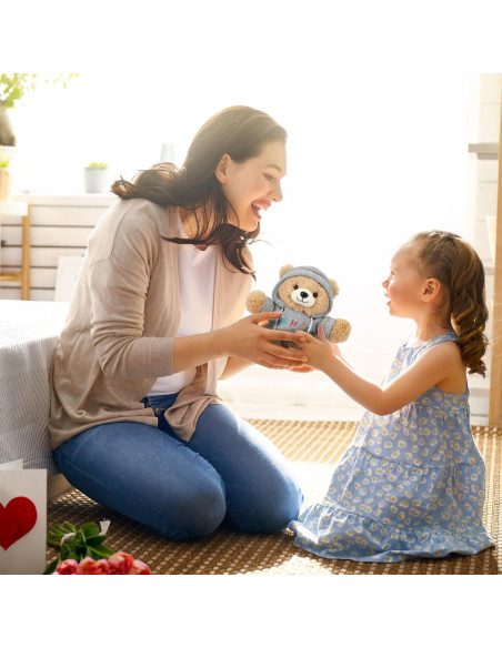 Osito de Peluche Big Hugs con Sudadera y Caja de Regalo