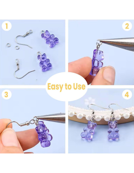 Kit de Ganchos para Aretes Hipoalergénicos Oro 600 Piezas