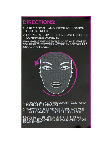 Esponja de Maquillaje L'Oréal Paris Infallible 22.68 g Rosa