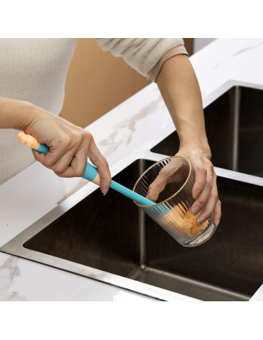 Cepillo de Silicona Ajustable Chemimoso para Botellas y Biberones