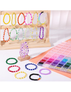 1368 Perlas de Vidrio 6mm Funtopia para Joyería y Manualidades 2