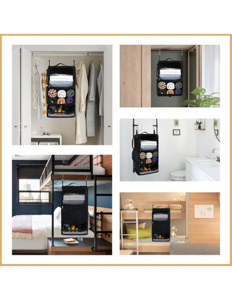 Bolsa de Almacenamiento Colgante Surblue XL Negro Impermeable Bolsa de Almacenamiento Colgante Surblue XL Negro Impermeable