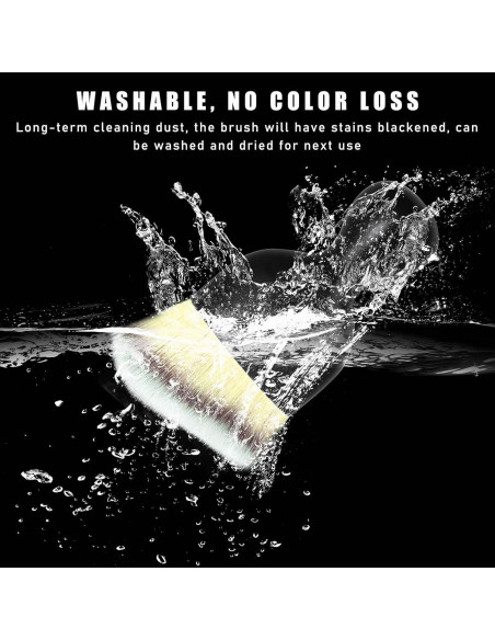 Cepillo de Polvo para Interior de Auto Dickno Beige 4.5x9.8cm