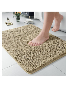 Alfombra de Baño Antideslizante LOCHAS 61x43 cm Beige