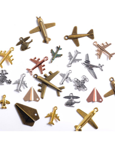 Encantos de Metal Stino 100g para Joyería - Plata y Oro