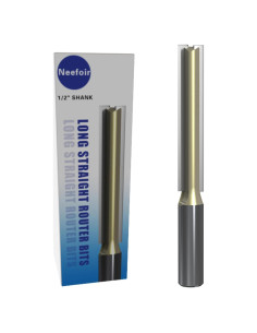 Fresa de Recorte Extra Larga Neefoir 6.35 cm para Madera