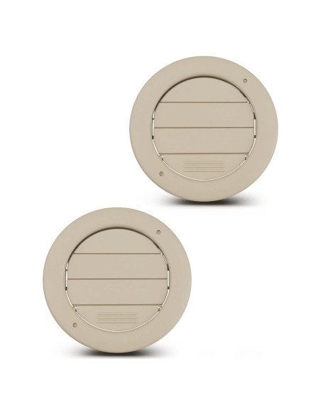 Rejilla de Ventilación A/C Techo Beige ANODZU 2 Paquetes