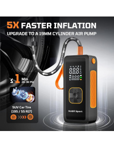 Compresor de Aire Portátil Mobllsport CZK-DC03 180 PSI 2