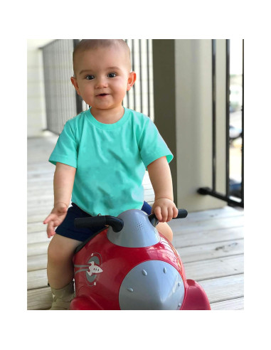 Cohete Retro Radio Flyer para Niños 1-3 Años, Rojo