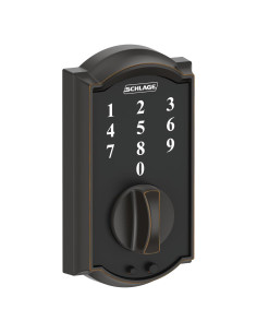 Cerradura Muerta Táctil Schlage BE375 CAM 716 Bronce Envejecido