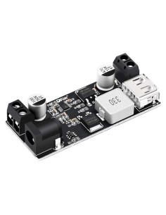 Convertidor Buck DROK 12V a 5V USB 6A Carga Rápida