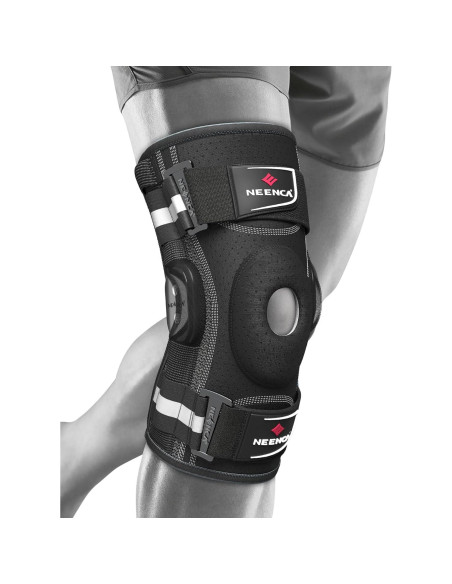 Faja de Rodilla NEENCA Mediana Negra con Estabilizadores
