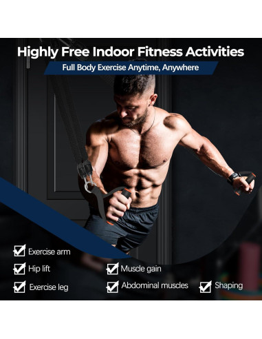 Banda de Resistencia con Pedal Awaiymi 25LB para Fitness