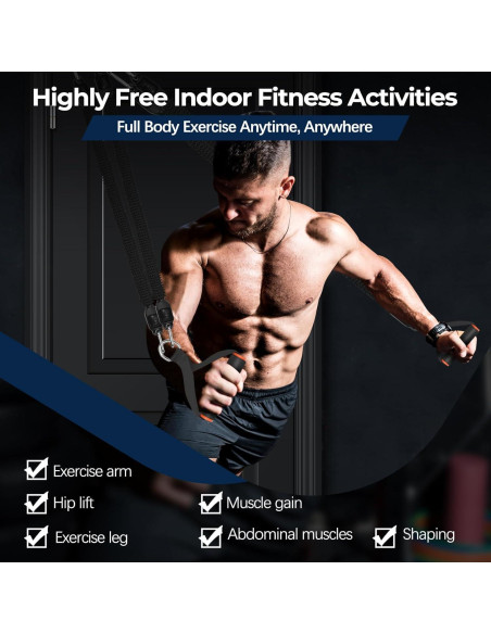 Banda de Resistencia con Pedal Awaiymi 25LB para Fitness