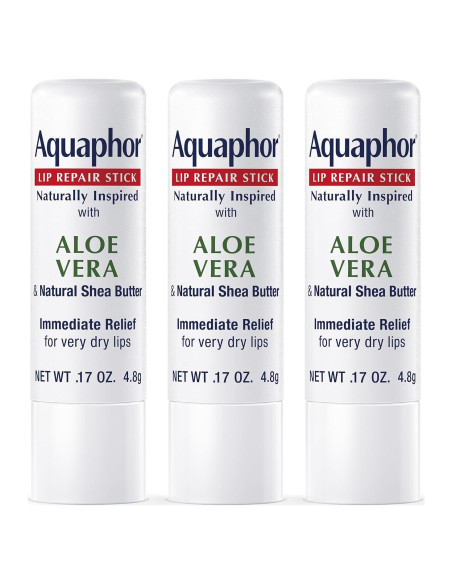 Aguaphor Balsamo Labial Hidratante Aloe Vera 3x4.8g