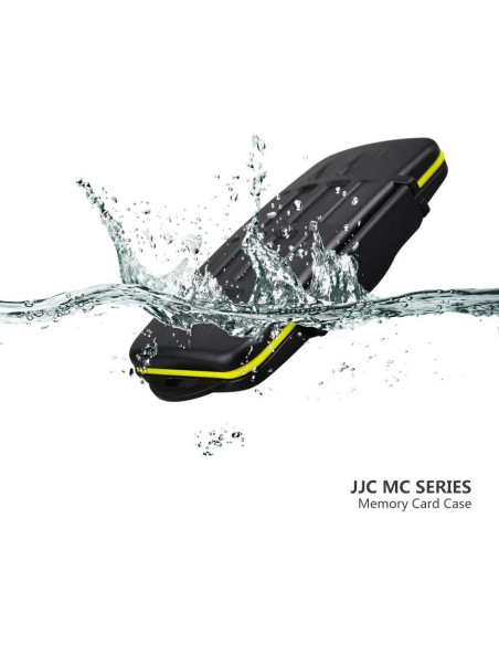 Funda de Almacenamiento JJC para 3 XQD y 4 SD - Resistente al Agua