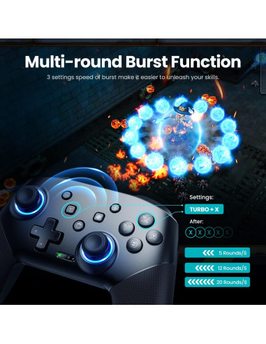 Controlador Inalámbrico VOYEE para Switch Lite/OLED/PC