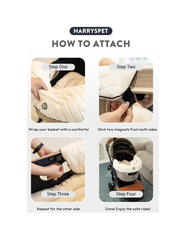 Cubierta de Carrito para Mascotas Harryspet Rosa Coral