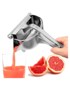 Exprimidor Manual de Aluminio LEGLO 0.6L - Portátil y Duradero