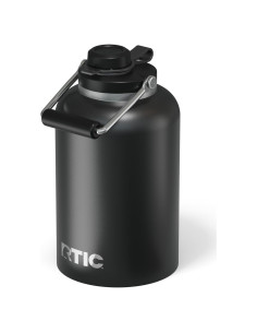 Jarra Outback RTIC 1 Galón Acero Inoxidable Aislada Negra
