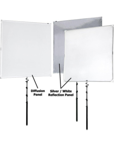 Kit de Difusión Pro Studio Solutions 145x145cm con Reflector
