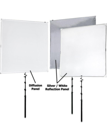 Kit de Difusión Pro Studio Solutions 145x145cm con Reflector