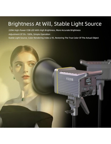 Luz de Video LED Bi-Color 220W JatureClets JC-220W