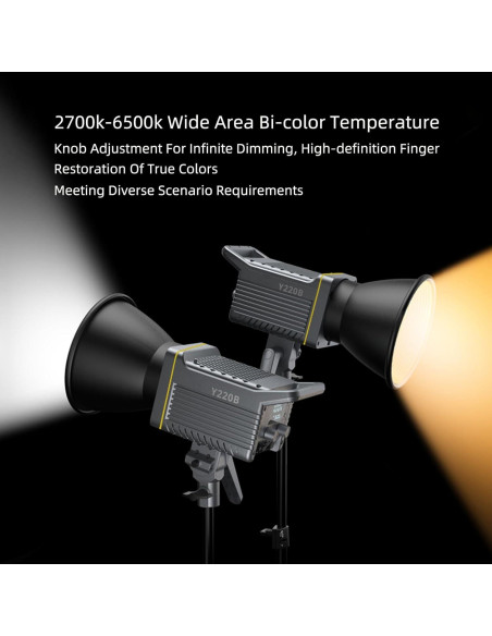 Luz de Video LED Bi-Color 220W JatureClets JC-220W